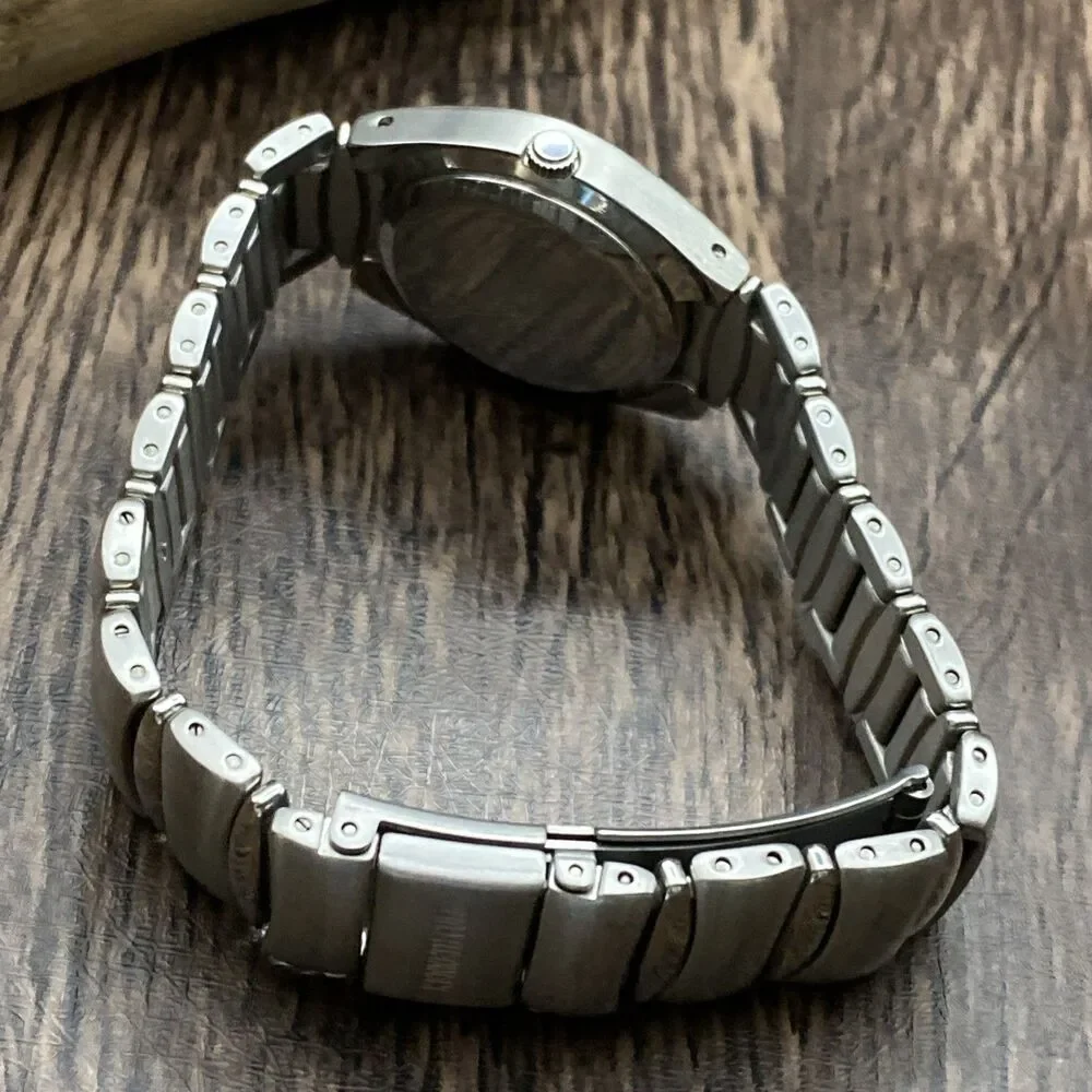 Kenneth Cole Silver Tone Stainless Steel Watch KC4144 Working
